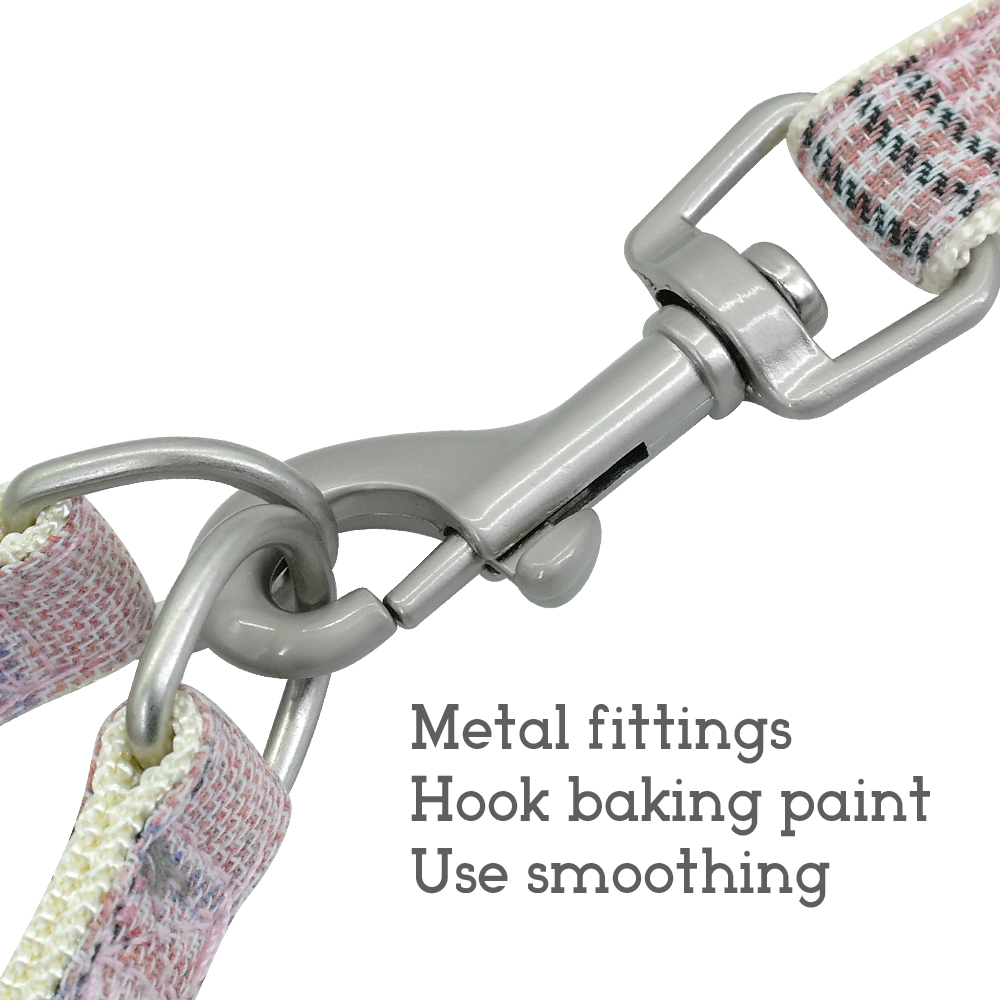 Dog Warm Plaid Vest with Leash