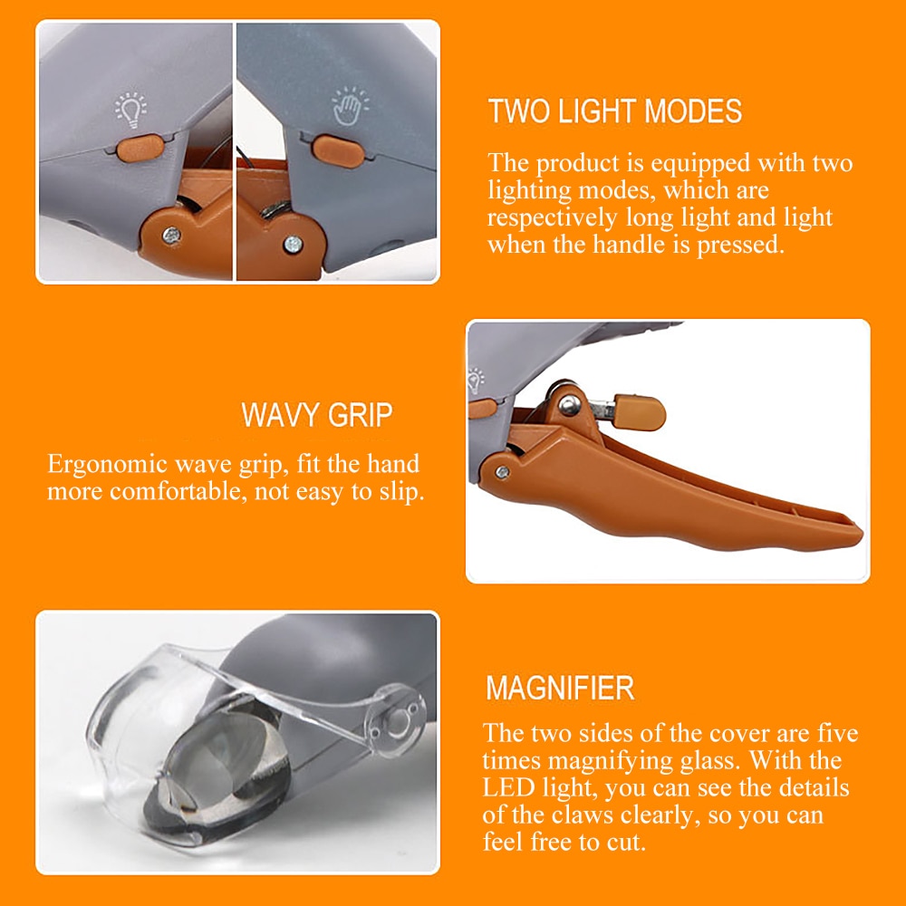 Professional LED Pet Nail Clipper