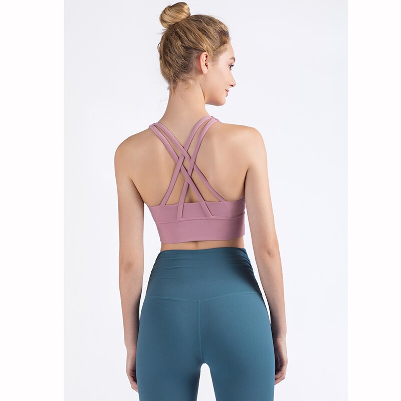 Women's Breathable Nylon Yoga Bra