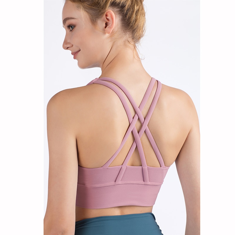 Women's Breathable Nylon Yoga Bra