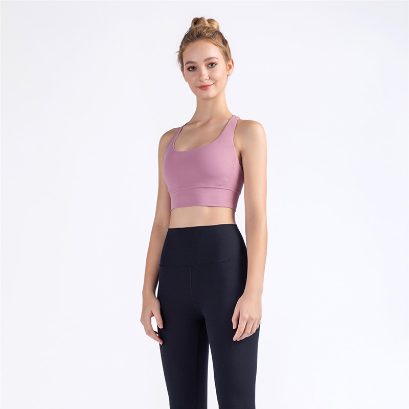 Women's Breathable Nylon Yoga Bra