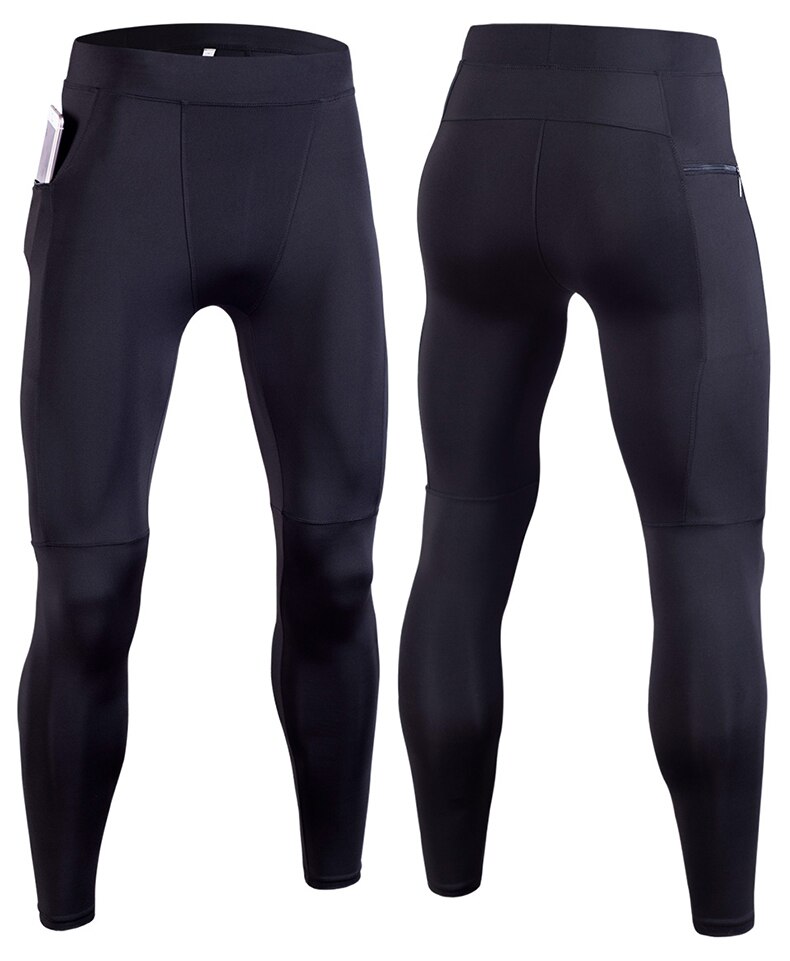 Men's Compression Tights with Pocket