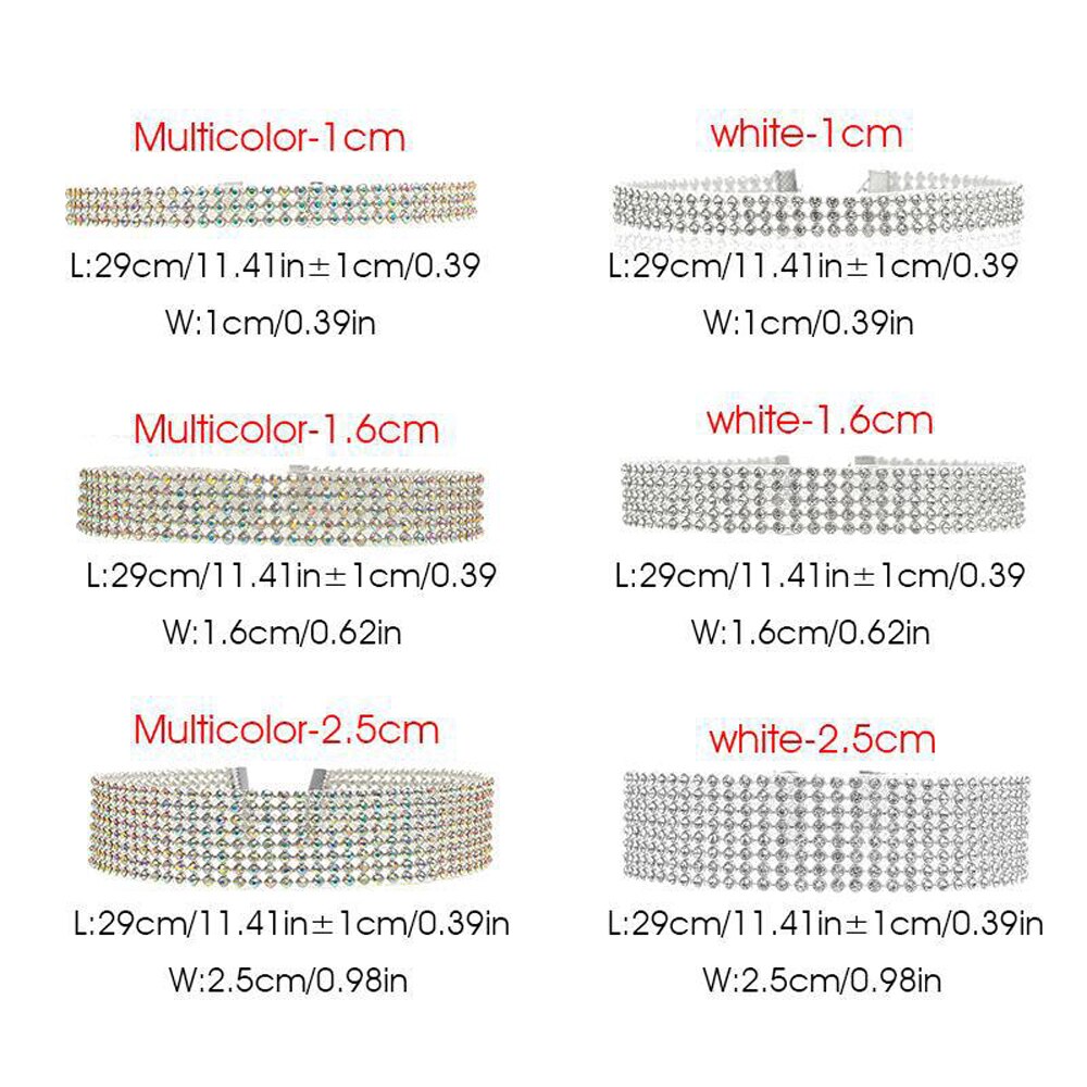 Women's Crystal Choker Necklace