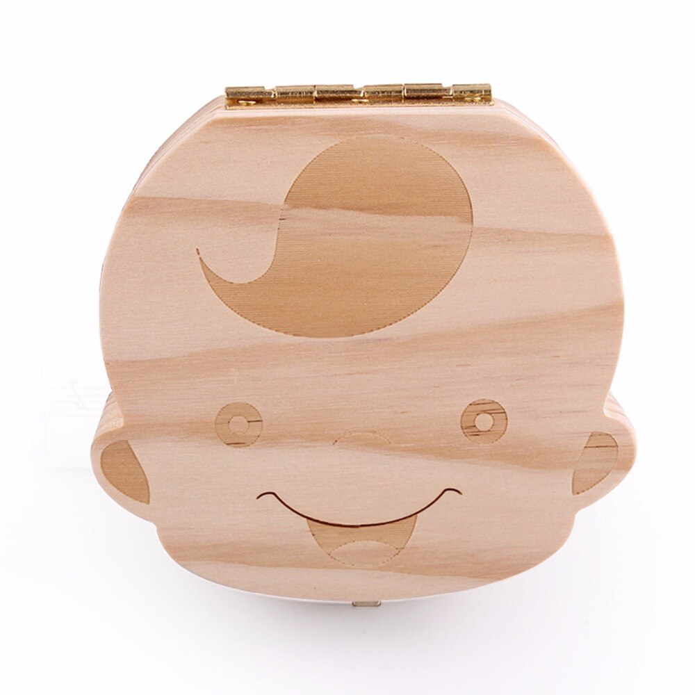 Wooden Teeth Storage Case