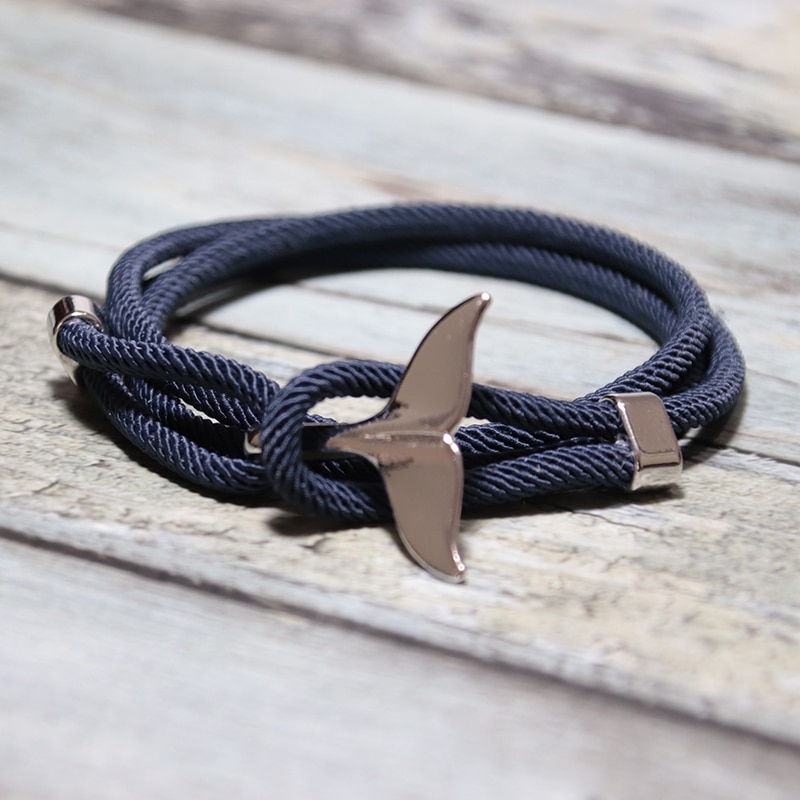 Men's Whale Tail Bracelet
