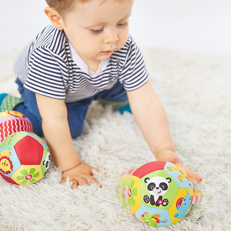 Baby Soft Plush Ball Toy with Sound