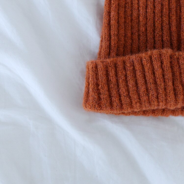 Autumn Knitting Wool Hat