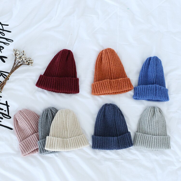 Autumn Knitting Wool Hat