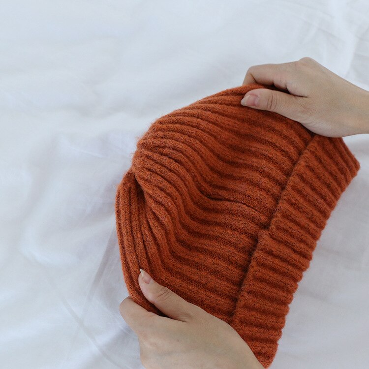 Autumn Knitting Wool Hat